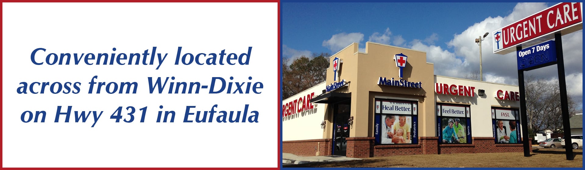 Urgent Care Eufaula WalkIn Clinic Open 7 Days a Week