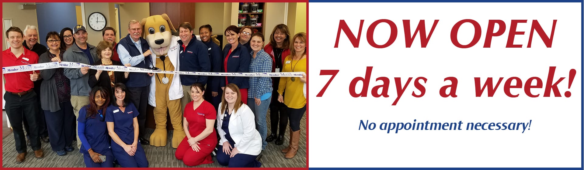 Urgent Care Moody WalkIn Clinic Open 7 Days A Week