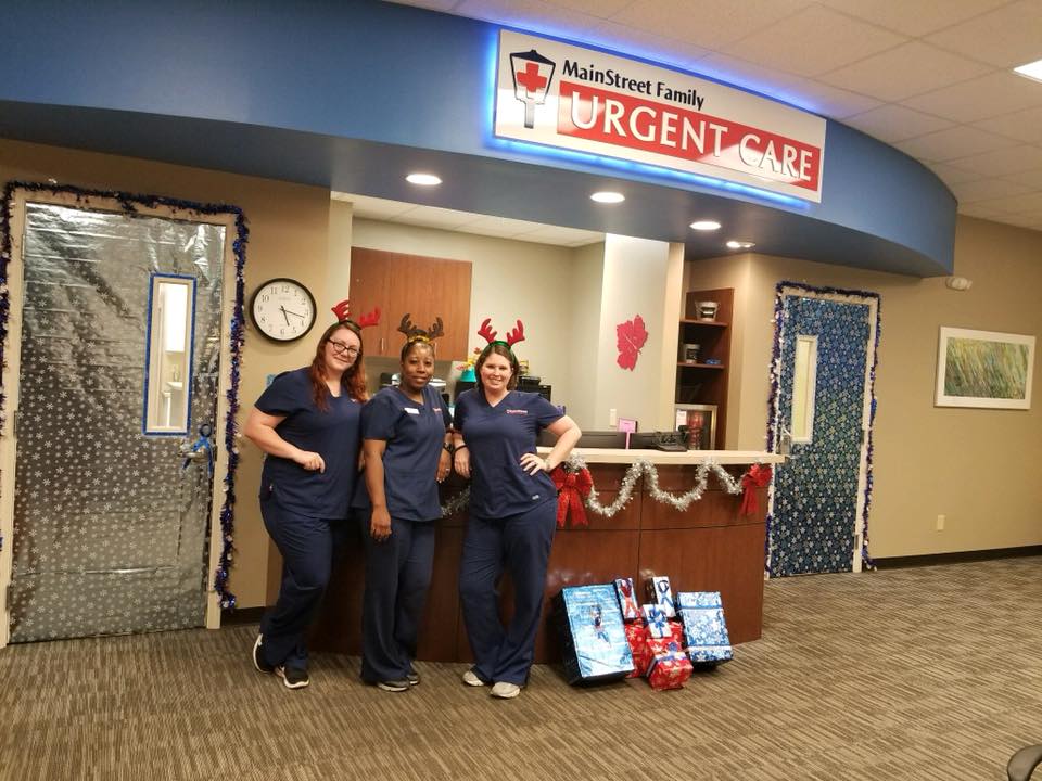 MainStreet Family Urgent Care Team Christmas MainStreet