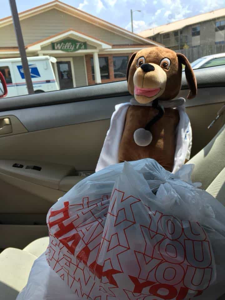 July food delievery local business mainstreet mascot