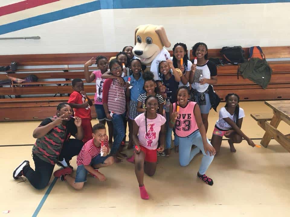 MainStreet Mascot September Popcicles Icees Boys and Girls Club