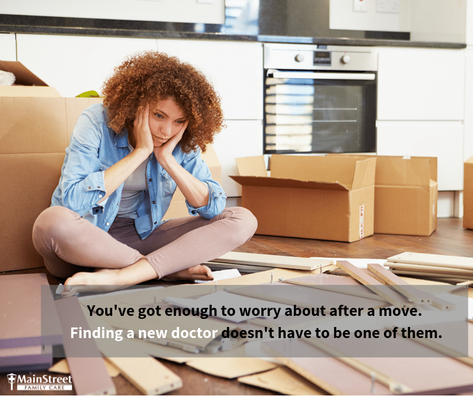 Young woman with brown curly hair is putting together a piece of furniture in her new home, and feels frustrated and overwhelmed at the task. 