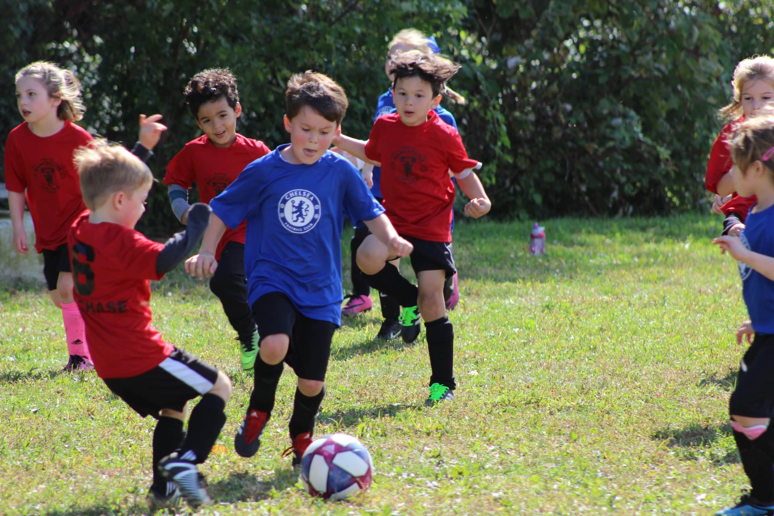 Sports Physicals Kids Playing Soccer