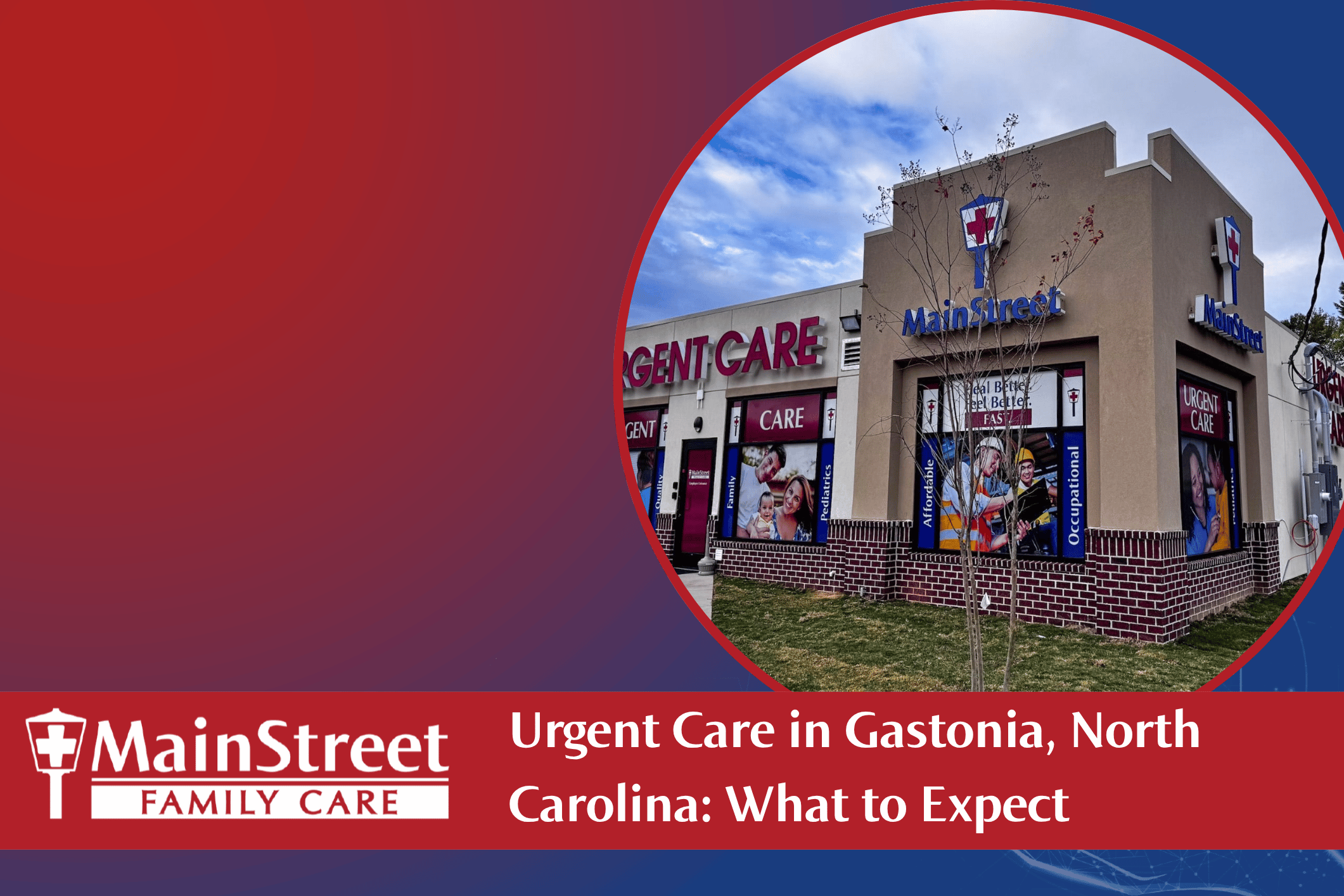 MainStreet Family Care - and urgent care in Gastonia, North Carolina.