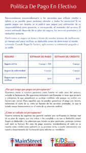 Política De Pago En Efectivo